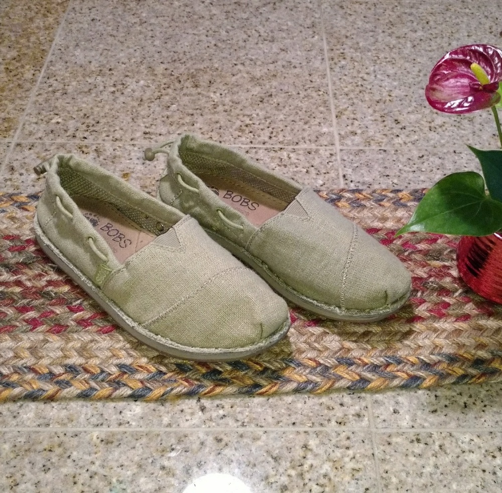 Bobs by Skechers Olive Slip Ons
